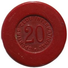 20 francs - Sporting Club International de Monaco