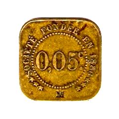 5 Centimes - Société de Consommation de l`Est Chalons