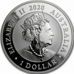 1 Dollar - Elizabeth II 6th Portrait - Australian Silver Swan