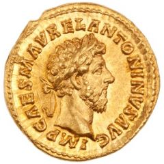 Aureus - Marcus Aurelius and Lucius Verus CONCORDIAE AVGVSTOR TR P XV COS III
