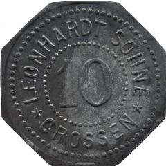 10 Pfennig - Crossen Leonhardt Söhne