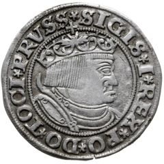 Grosz pruski - Sigismund I the Old Toruń mint