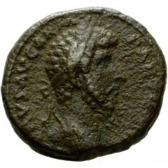 As - Lucius Verus TR P VIII IMP IIII COS III S C, Mars