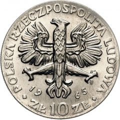 10 Zlotys 700th Anniversary of Warsaw - Nike, Trial Strike