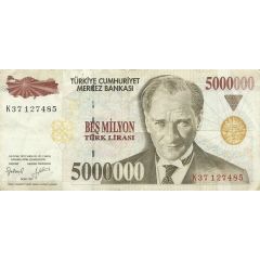 5 000 000 Lira