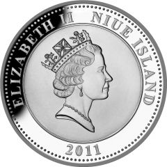 1 Dollar - Elizabeth II Diana meets Mother Teresa