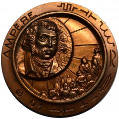 médaille ampère industries électriques et électroniques