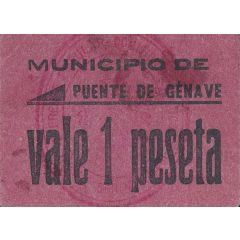 1 Peseta Puente de Génave