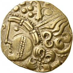 1/2 Stater with tattooed cheek and wolf