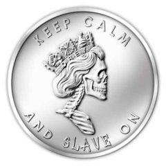 1 oz Silver - Silver Bullet Silver Shield Slave Queen