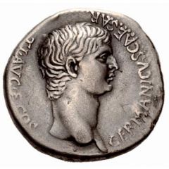 Didrachm - Germanicus and Artaxias III of Armenia ARTAXIAS GERMANICVS