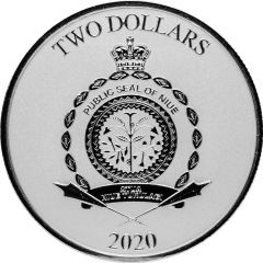 2 Dollars - Elizabeth II Mandalorian Mythosaur