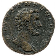 Sestertius - Antoninus Pius Divus DIVO PIO S C
