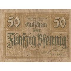 50 Pfennig with expiry date