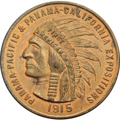 Medal - Panama-Pacific International Exposition Panama California Exposition