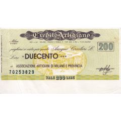 200 Lire Credito Artigiano