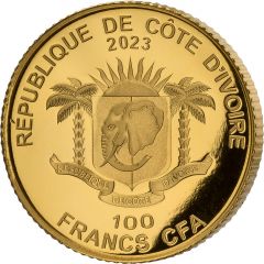 100 Francs CFA Bison