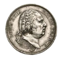 40 Francs - Louis XVIII pattern uniface
