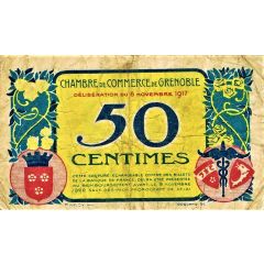 50 Centimes - Chambre de Commerce de Grenoble 38