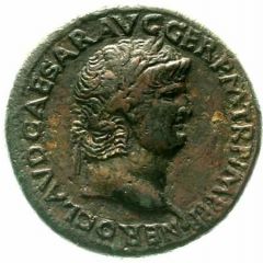 Sestertius - Nero ANNONA AVGVSTI CERES S C, Ceres and Annona