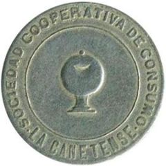 1 Peseta - Sociedad Cooperativa de Consumo La Canetense