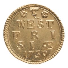 1 Duit gold, 3-line inscription