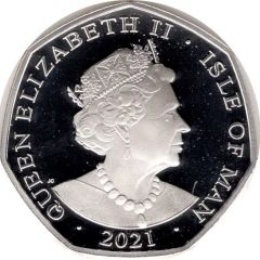 50 Pence - Elizabeth II Alice, Silver Proof