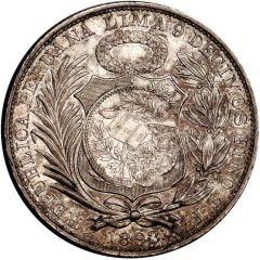 1 Peso Counterstamped coinage