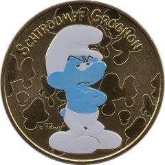 Monnaie de Paris Tourist Token - Les Schtroumpfs Schtroumpf grognon