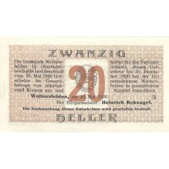 20 Heller Weitersfelden