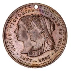 Medalet - Victoria Diamond Jubilee; Launceston