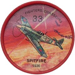 Token - Jell-O Aircraft #33, Spitfire