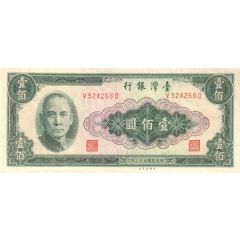 100 Yuan multicolored background