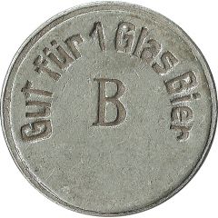 1 Glas Bier - B