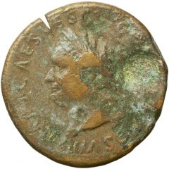 Sestertius - Titus ROMA S C, Roma and Victory