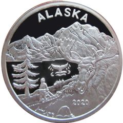 1 Ounce - The Seal of the State of Alaska Spring Time