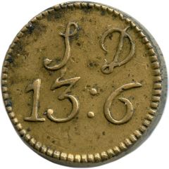 1/2 Moidor Coin Weight