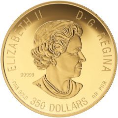 350 Dollars - Elizabeth II Bold Black Bear