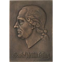 Award plaquette for the sponsors of the Goethe and Lessing Year Brunswick and Wolfenbüttel