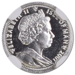 1/25 Crown - Elizabeth II Somali Cat; Platinum