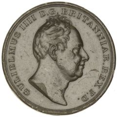 Medal - William IV Death, T. Halliday, white metal