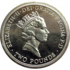 2 Pounds - Elizabeth II Commonwealth Games, Silver Proof