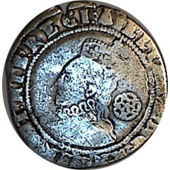 6 Pence - Elizabeth I 6th issue, 2nd type