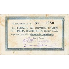 50 Céntimos Blanca