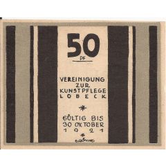 50 Pfennig Vereinigung zur Kunstpflege