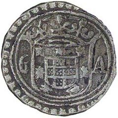 1/2 Xerafim - João IV Goa mint