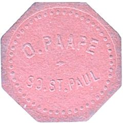 50 Cents - O. Paape South Saint Paul, Minnesota