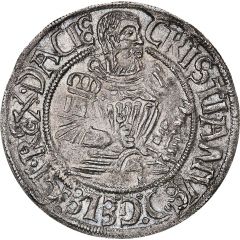 4 Skilling - Christian III Roskilde mint