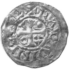 Denier - Baldwin IV / Baldwin V Bruges