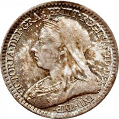 1 Penny - Victoria 3rd portrait, Maundy issues